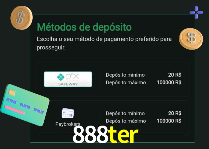 O cassino 888ter oferece uma grande variedade de métodos de pagamento