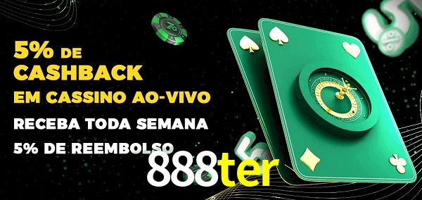 Promoções do cassino ao Vivo 888ter